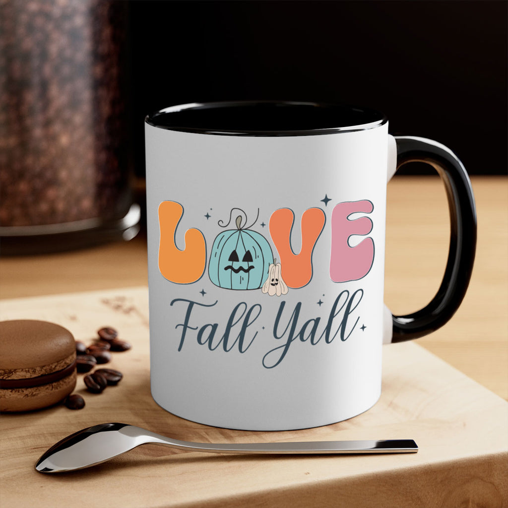 Love Fall Yall 413#- fall-Mug / Coffee Cup