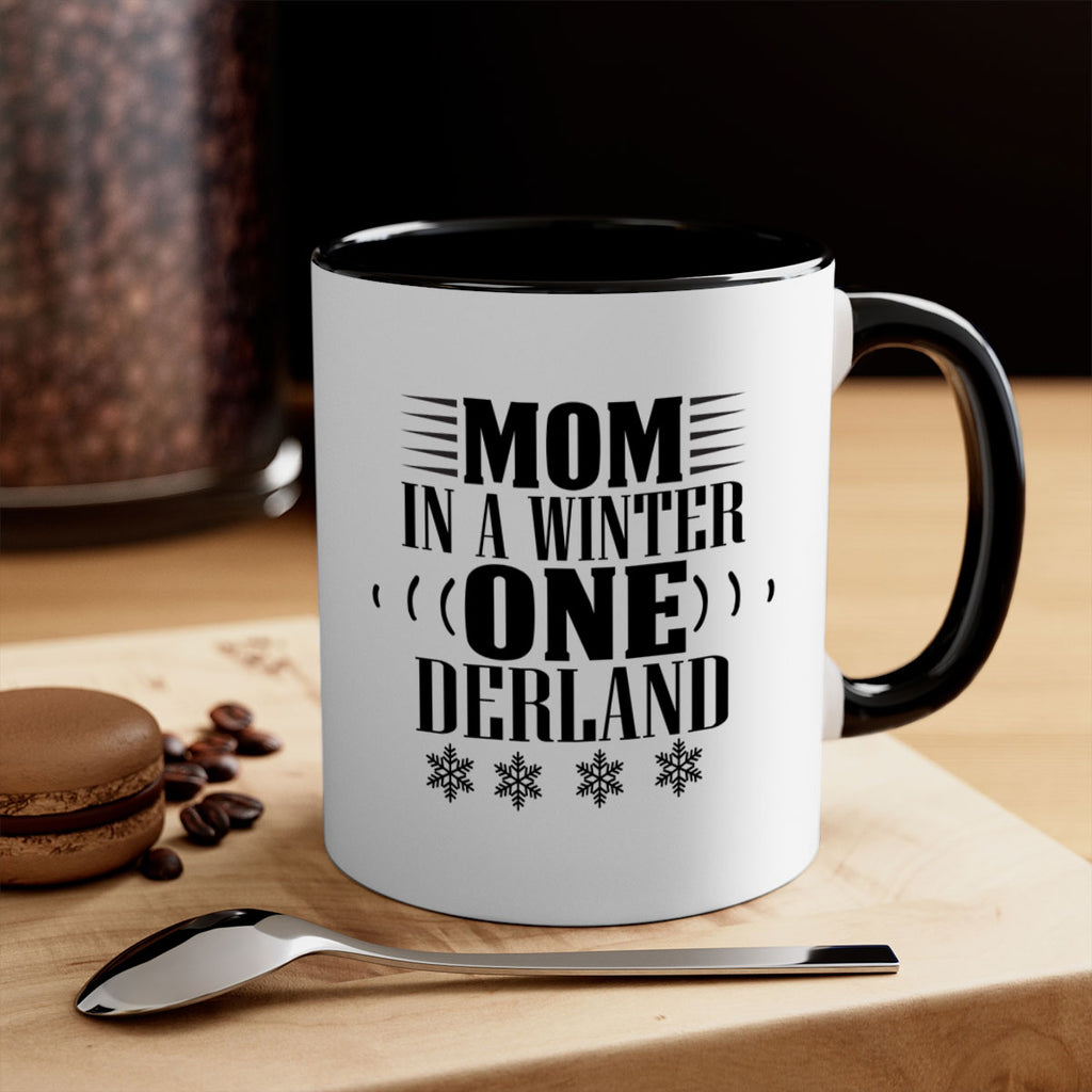 MOM IN A WINTER ONE DERLAND 322#- winter-Mug / Coffee Cup