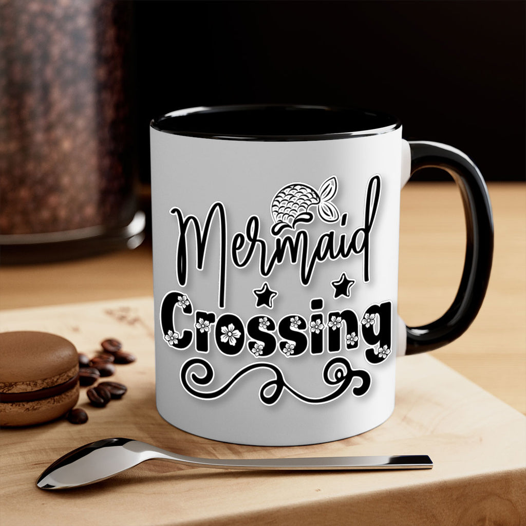 Mermaid Crossing 400#- mermaid-Mug / Coffee Cup