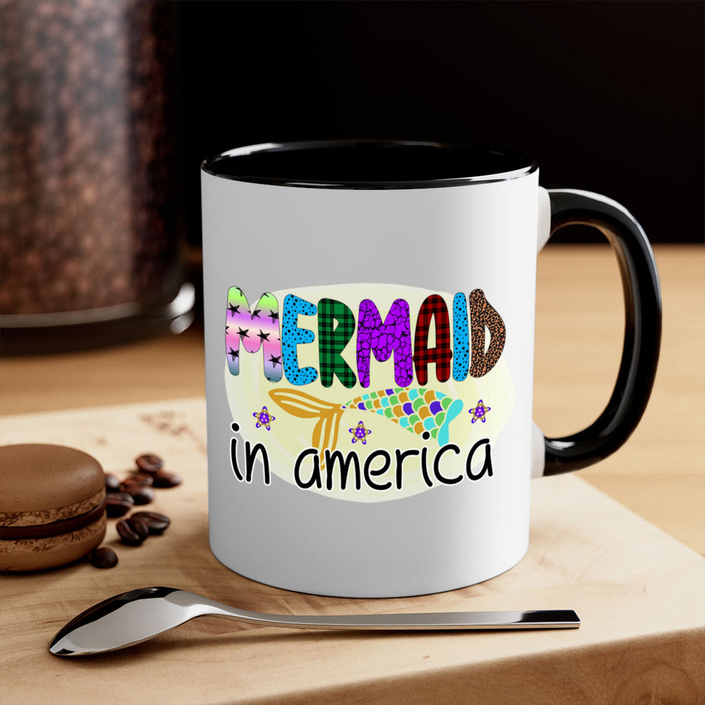 Mermaid In America 419#- mermaid-Mug / Coffee Cup