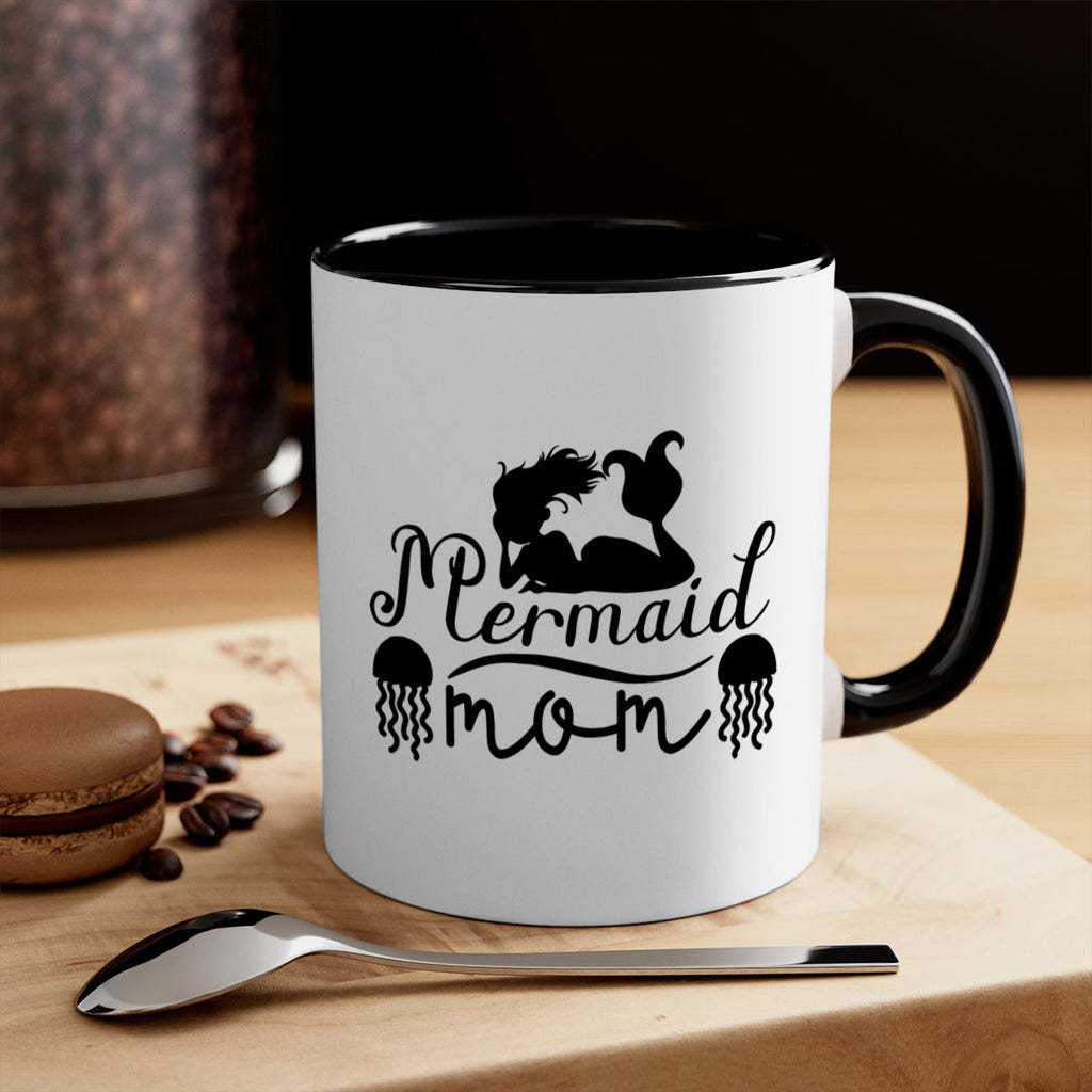Mermaid Mom 373#- mermaid-Mug / Coffee Cup