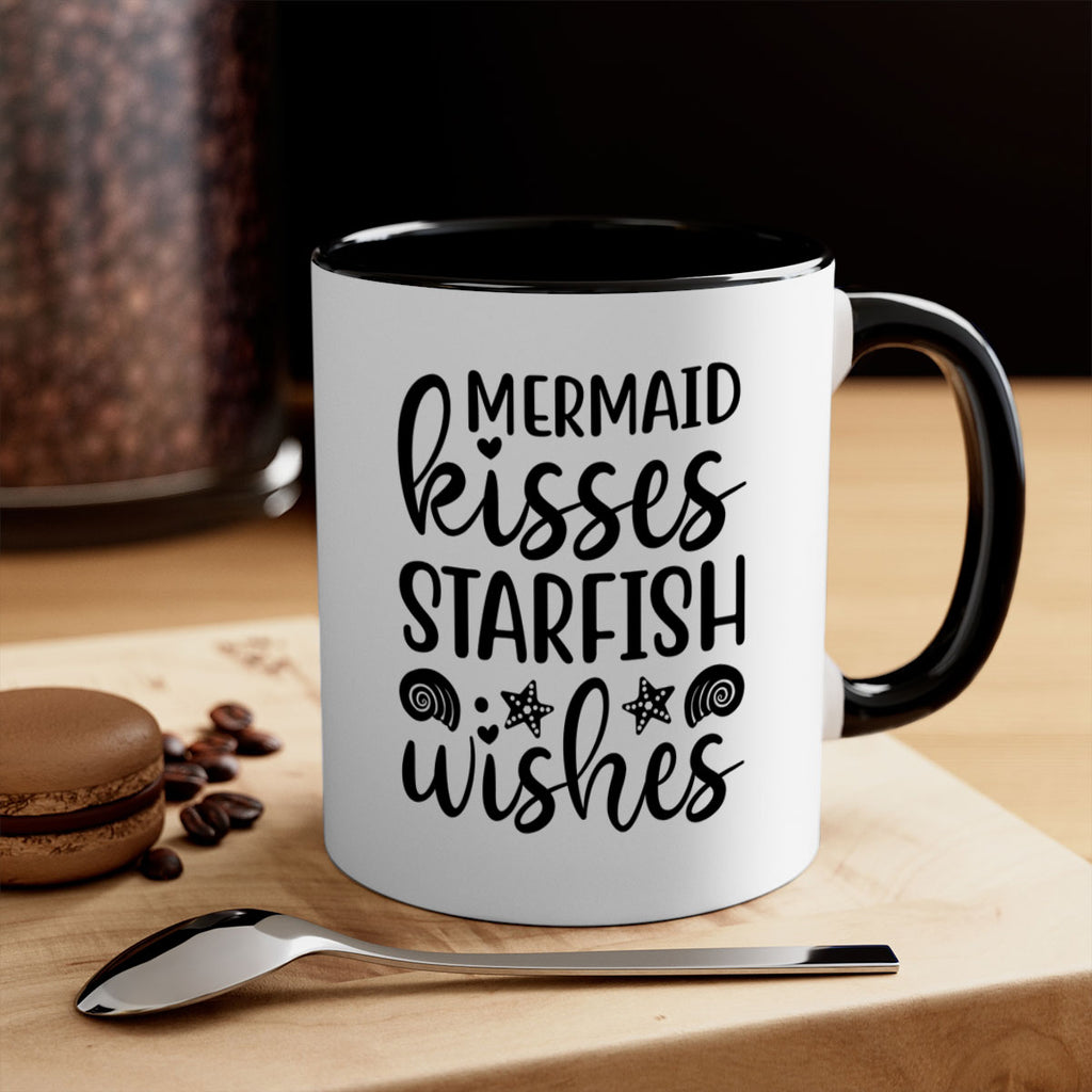 Mermaid kisses starfish wishes 426#- mermaid-Mug / Coffee Cup