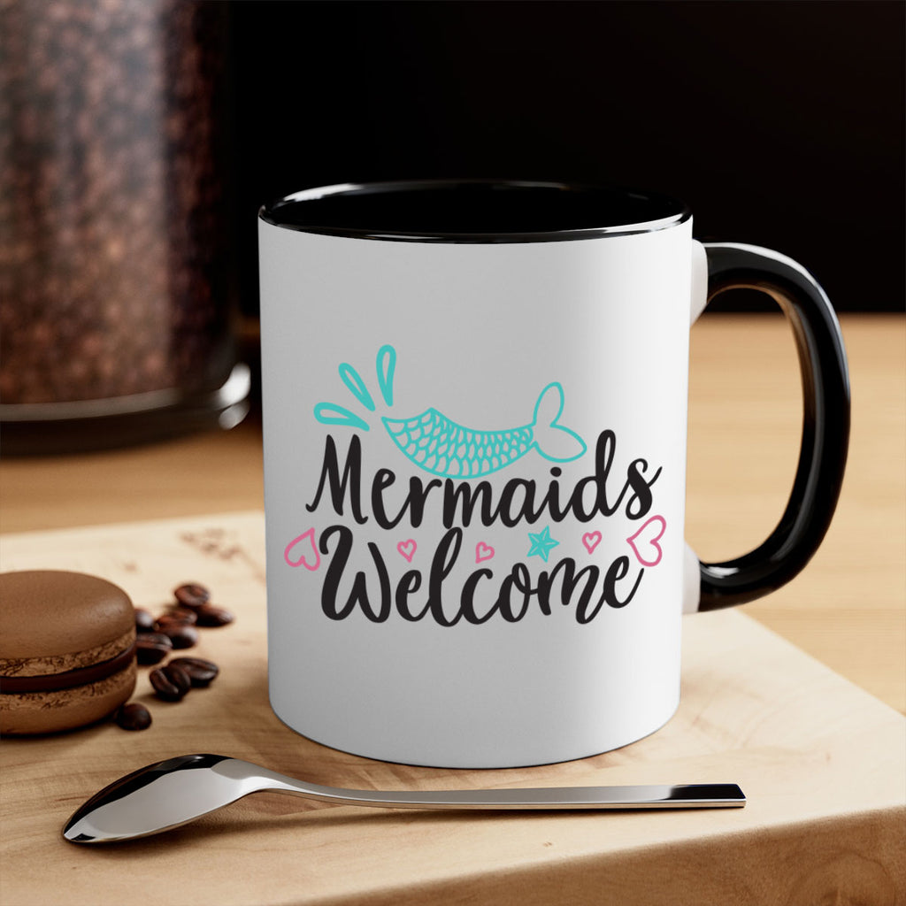 Mermaids Welcome 474#- mermaid-Mug / Coffee Cup