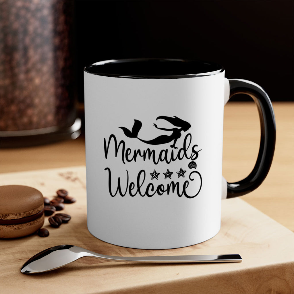 Mermaids welcome design 501#- mermaid-Mug / Coffee Cup