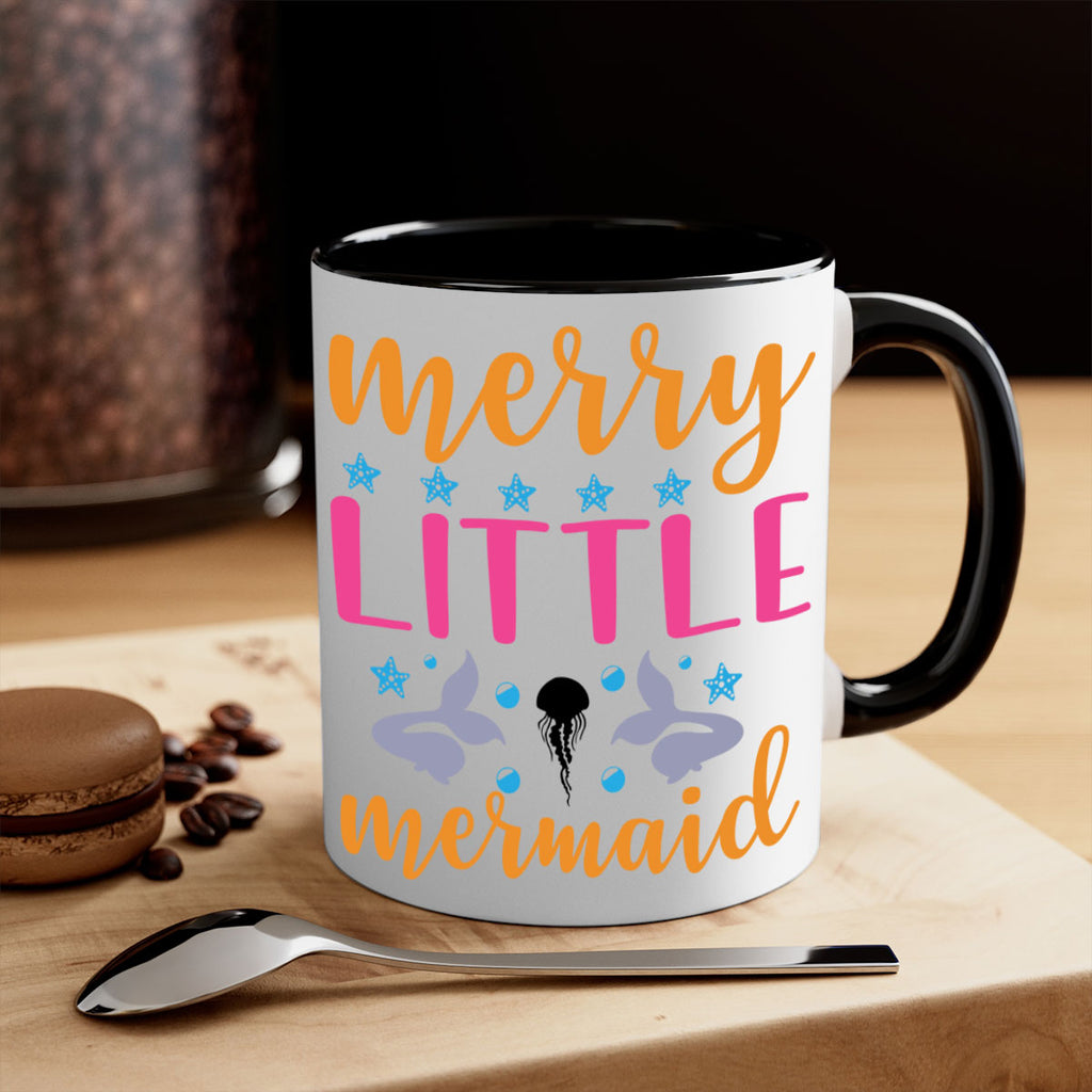 Merry Little Mermaid Design 503#- mermaid-Mug / Coffee Cup