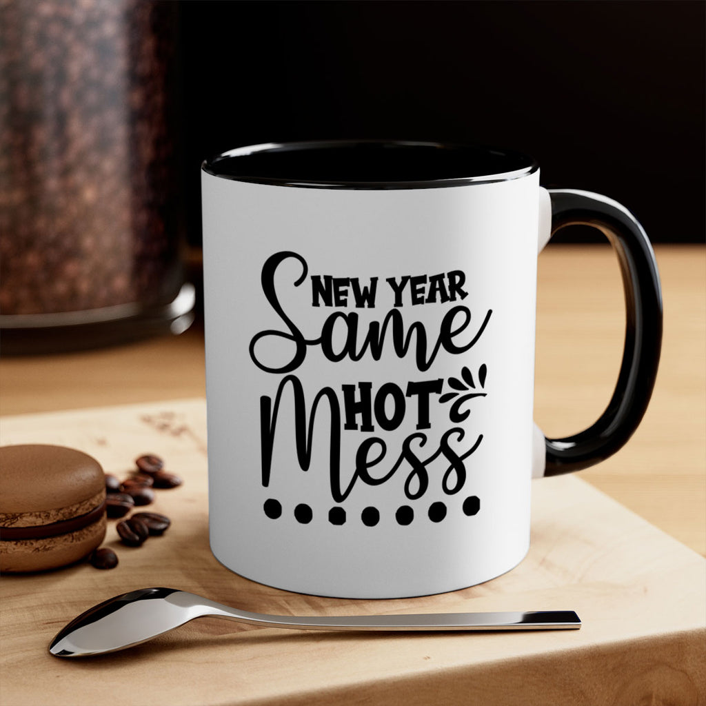 New Year Same Hot Mess 325#- winter-Mug / Coffee Cup
