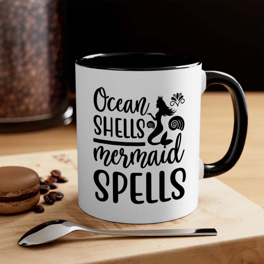 Ocean shells mermaid spells 522#- mermaid-Mug / Coffee Cup