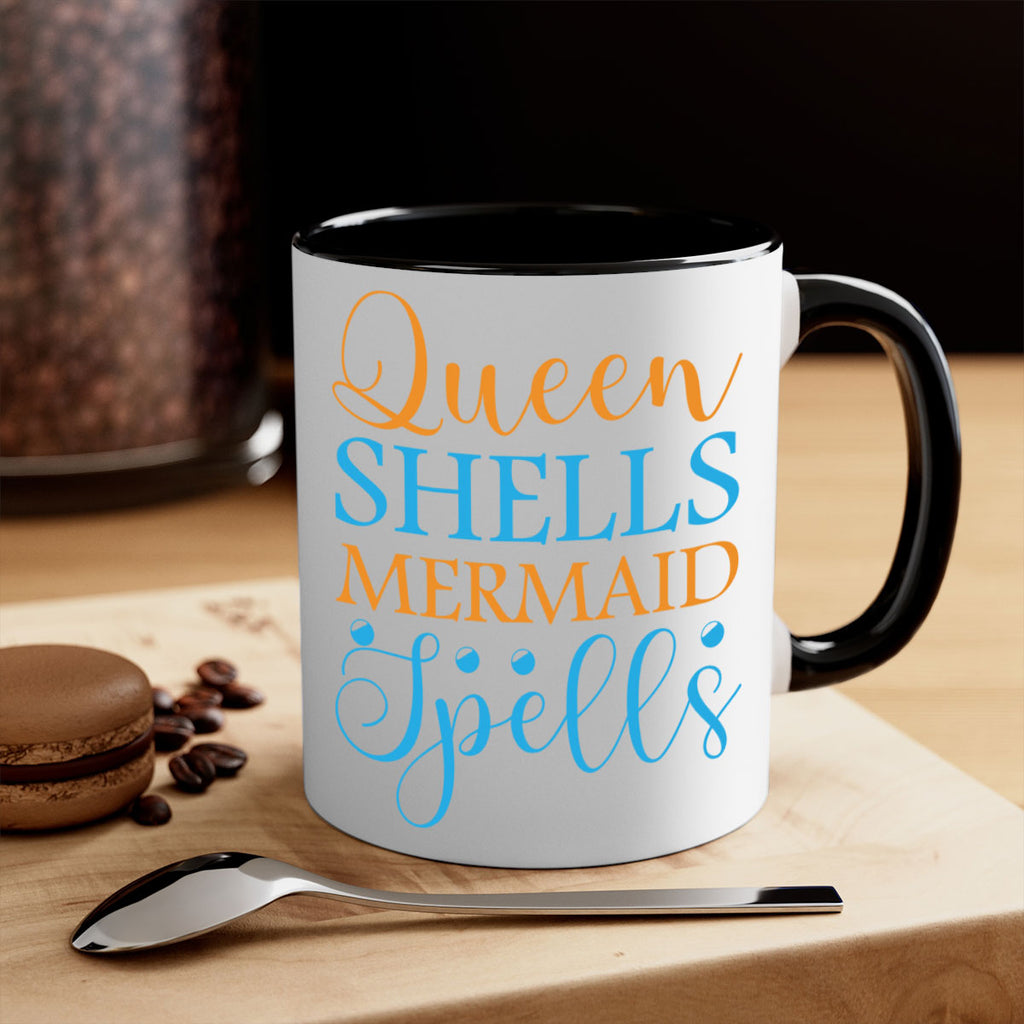 Queen Shells Mermaid Spells 546#- mermaid-Mug / Coffee Cup