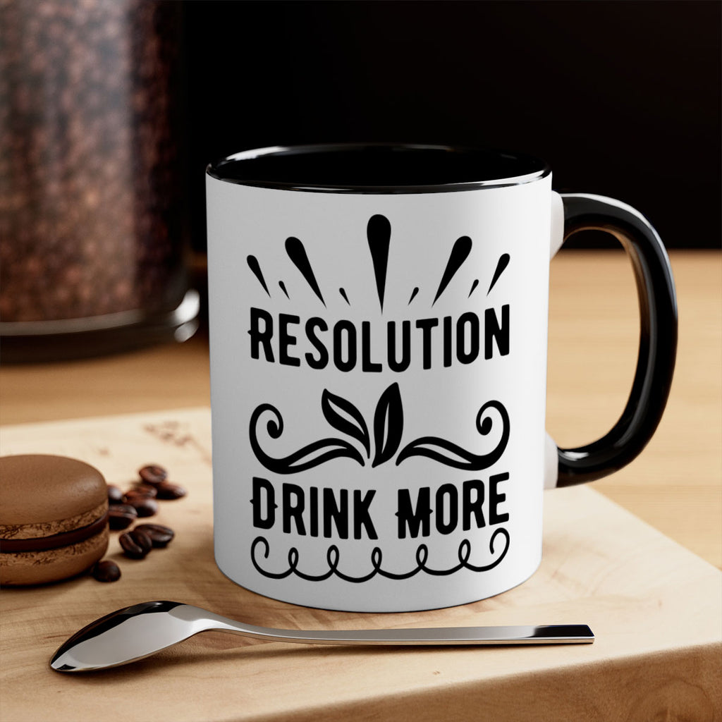 Resolution Drink More 348#- winter-Mug / Coffee Cup
