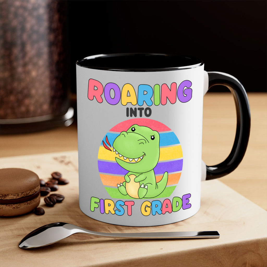 Roaring to 1st Grade Trex 2#- First Grade-Mug / Coffee Cup