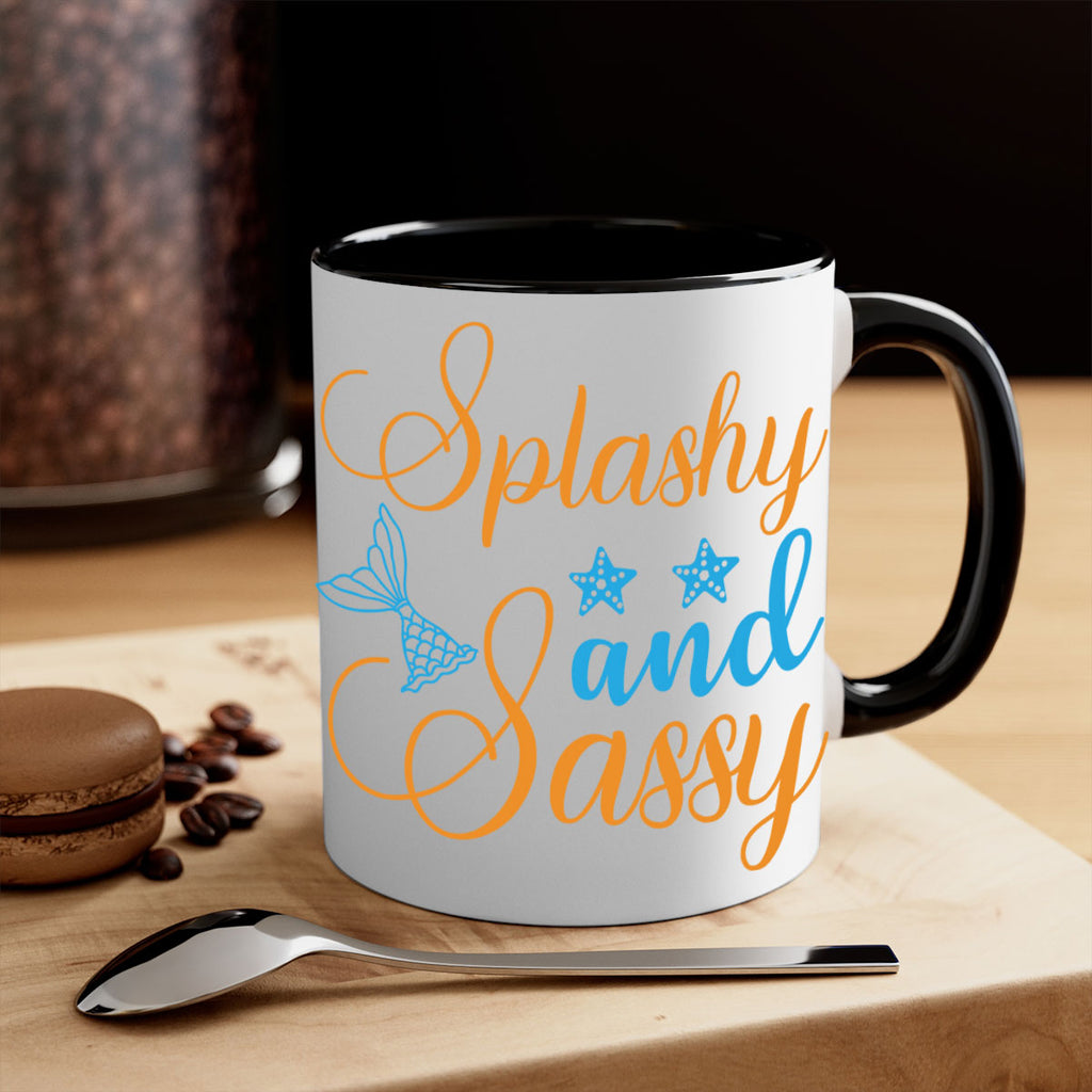 Splashy and Sassy Design 625#- mermaid-Mug / Coffee Cup