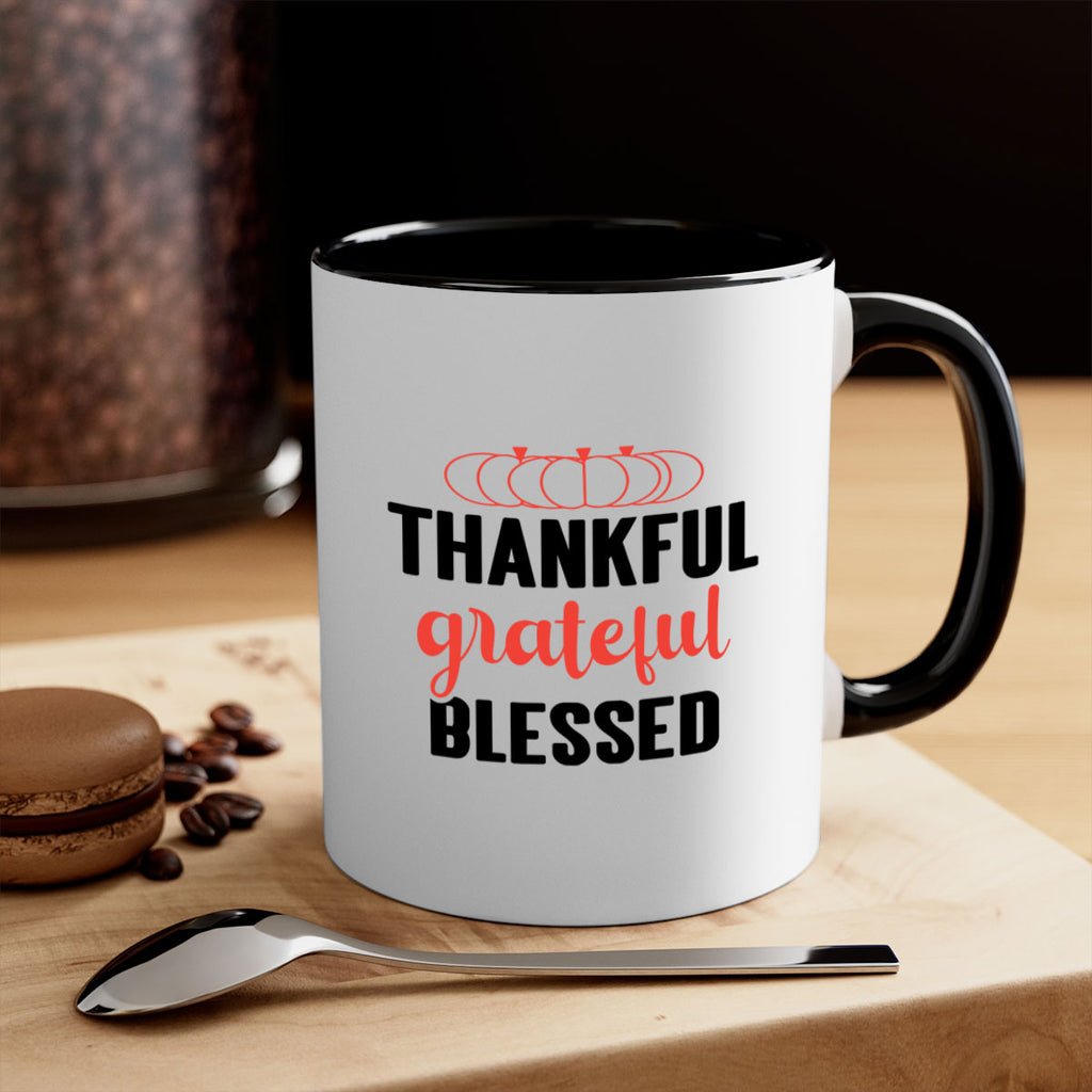 Thankful grateful blessed 603#- fall-Mug / Coffee Cup