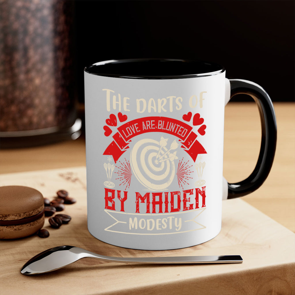 The darts of love are blunted by maiden modesty 1795#- darts-Mug / Coffee Cup