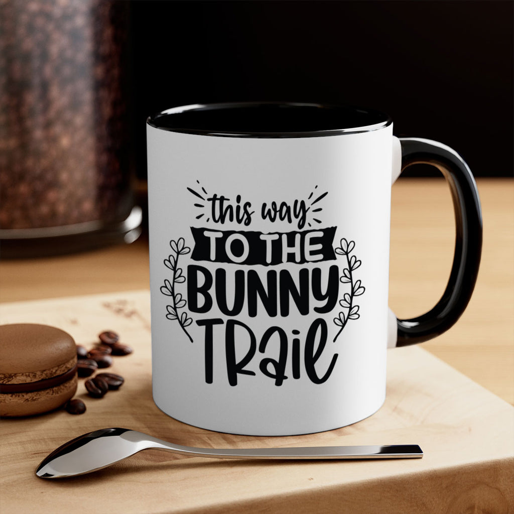 This way to the bunny 561#- spring-Mug / Coffee Cup