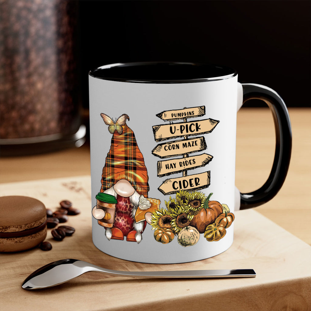 VintageFallGnome 625#- fall-Mug / Coffee Cup