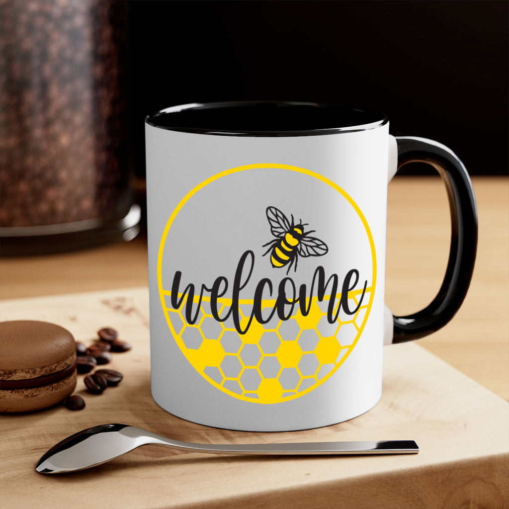 Welcome Bee and hive567#- spring-Mug / Coffee Cup