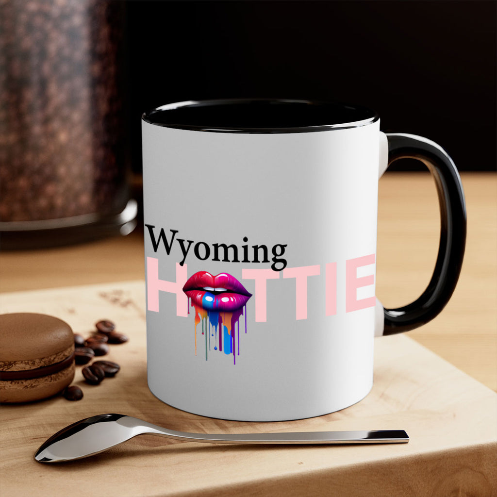 Wyoming Hottie with dripping lips 50#- Hottie Collection-Mug / Coffee Cup