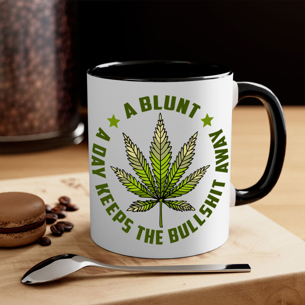 a blut a day keeps the BS away 5#- marijuana-Mug / Coffee Cup