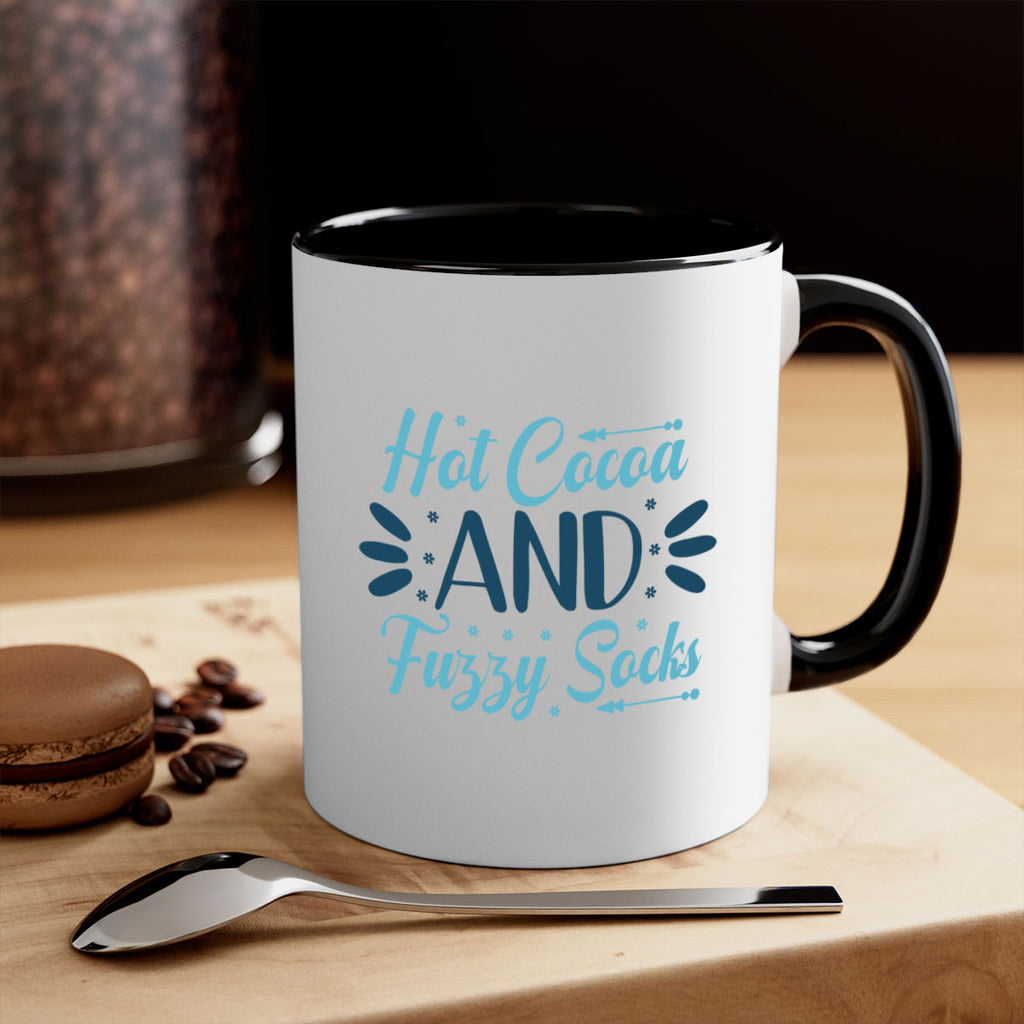hot cocoa and fuzzy socks 208#- winter-Mug / Coffee Cup