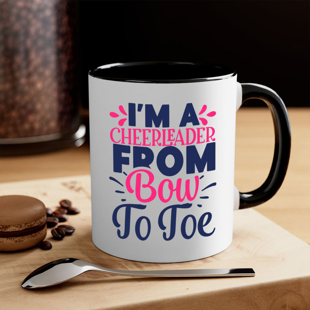 im a cheerleader bow to toe 1741#- cheer-Mug / Coffee Cup