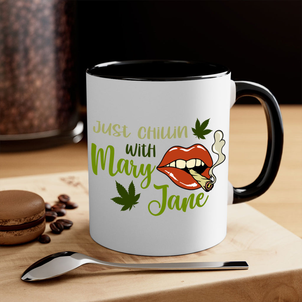 just chillin with mary jane 167#- marijuana-Mug / Coffee Cup