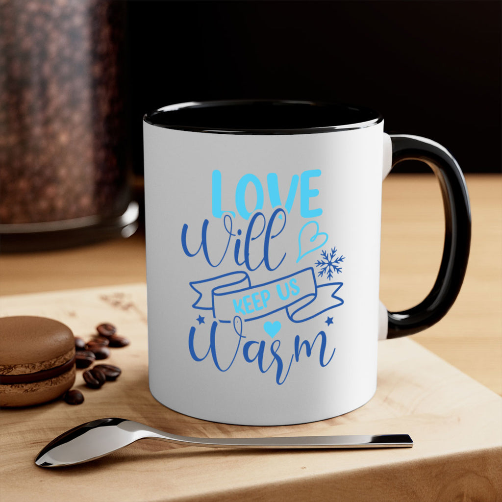 love will keep us warm 313#- winter-Mug / Coffee Cup