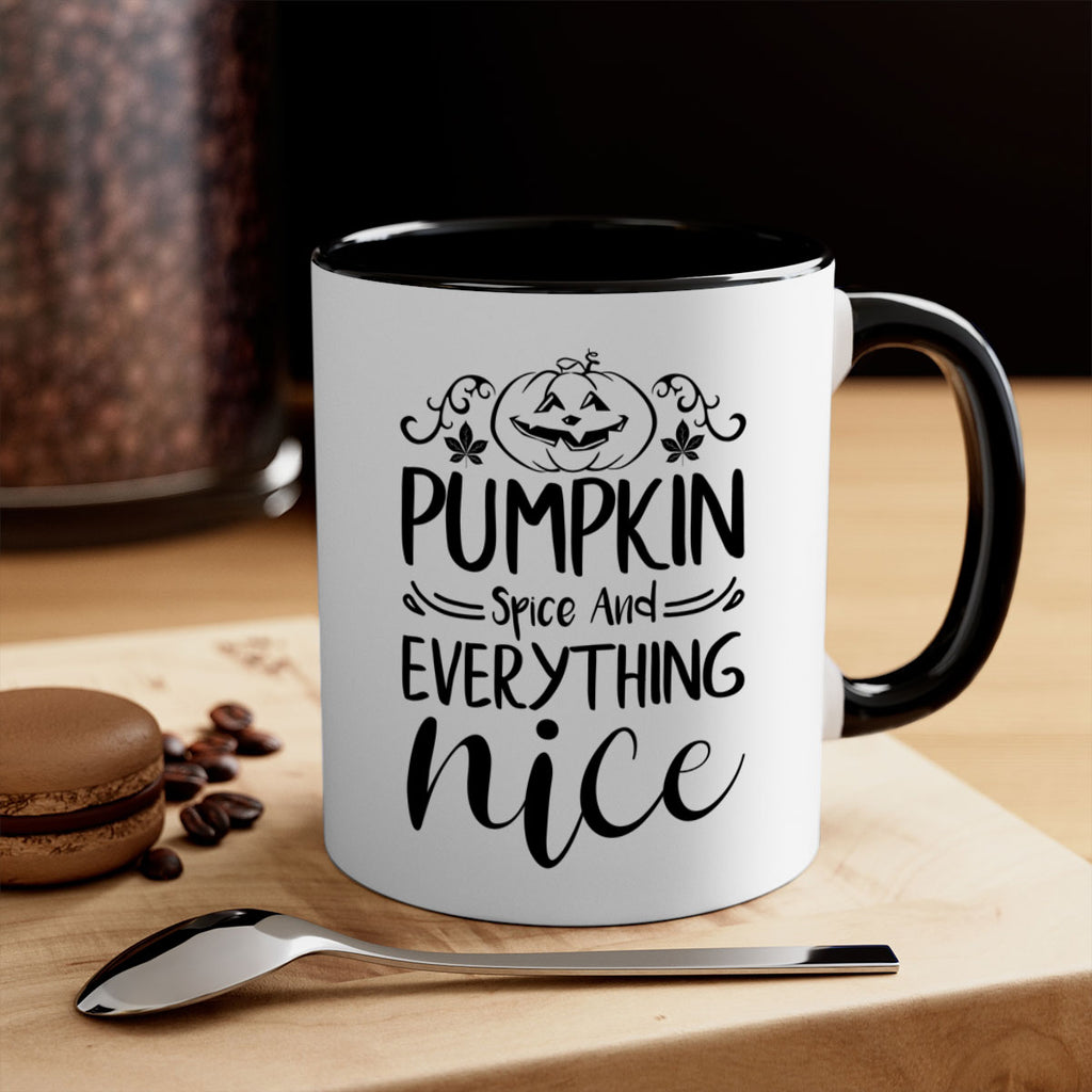 pumpkin spice and everything nice 542#- fall-Mug / Coffee Cup