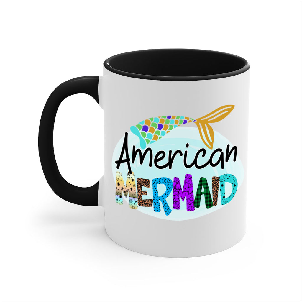 American Mermaid 14#- mermaid-Mug / Coffee Cup