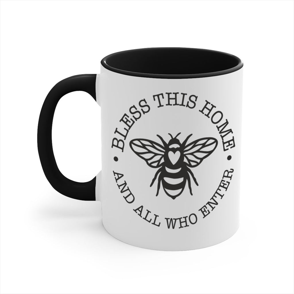 Bless this Home Bee59#- spring-Mug / Coffee Cup