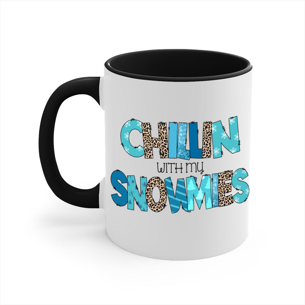 Chillin with my snowmies 43#- winter-Mug / Coffee Cup