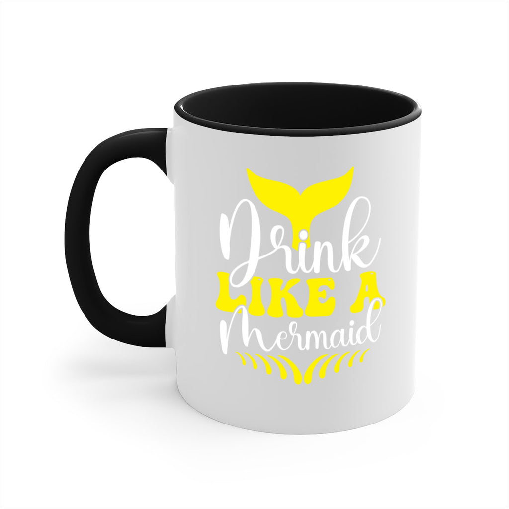Drink Like a Mermaid 138#- mermaid-Mug / Coffee Cup