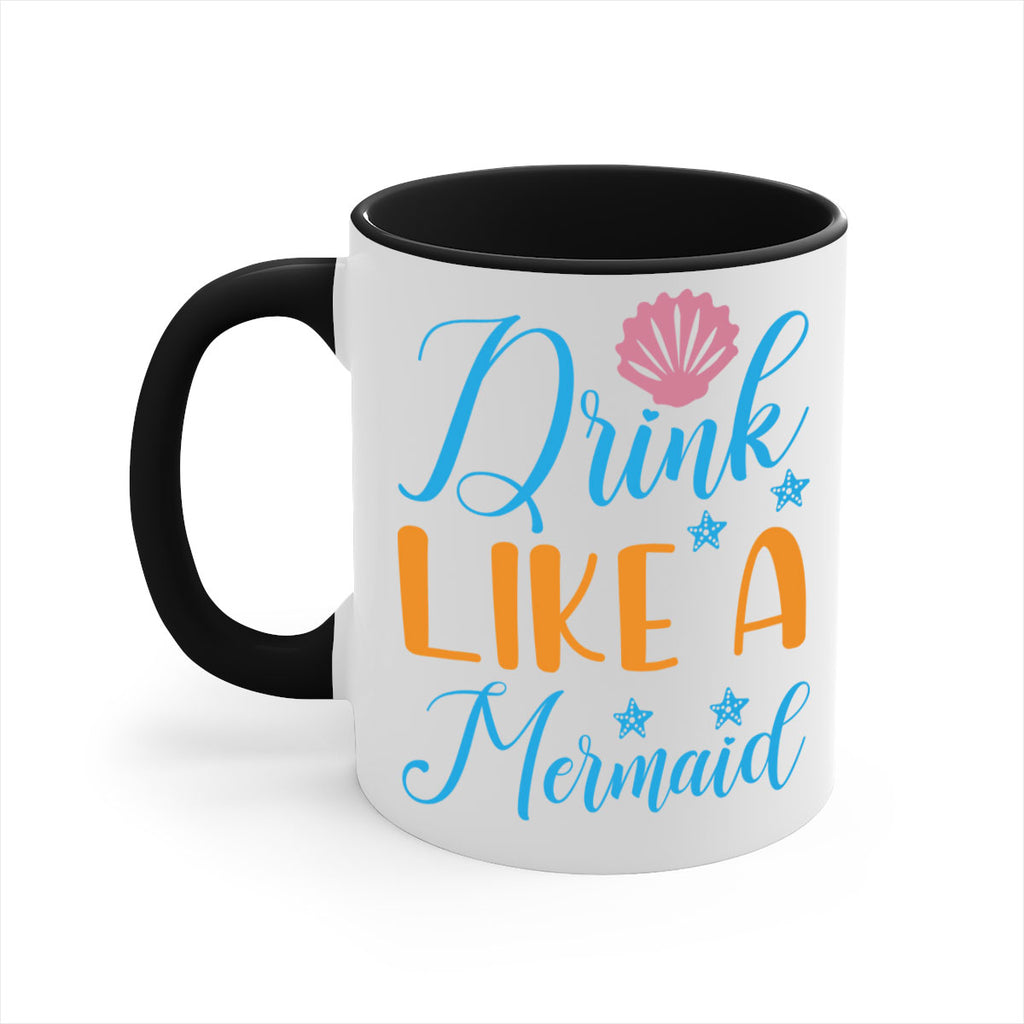 Drink Like a Mermaid 153#- mermaid-Mug / Coffee Cup