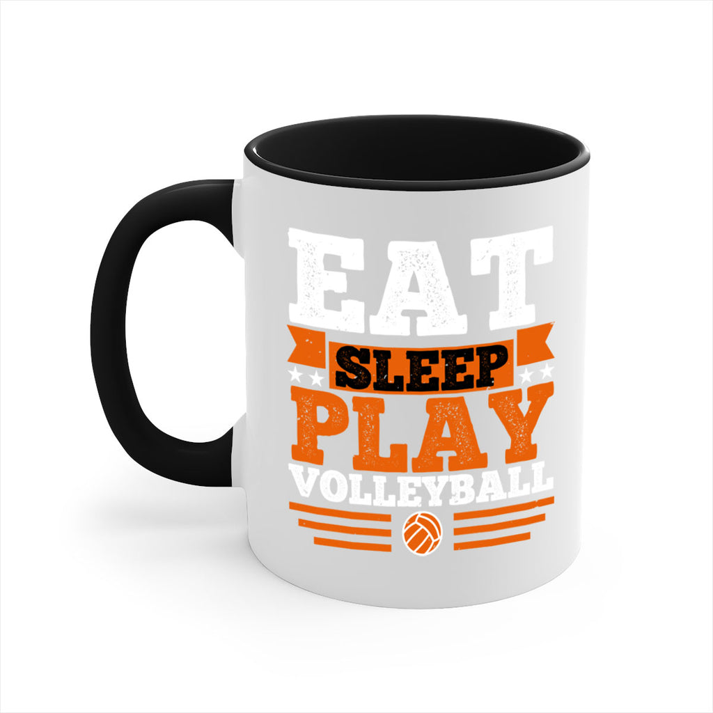 Eat sleep play volleyball 2341#- basketball-Mug / Coffee Cup