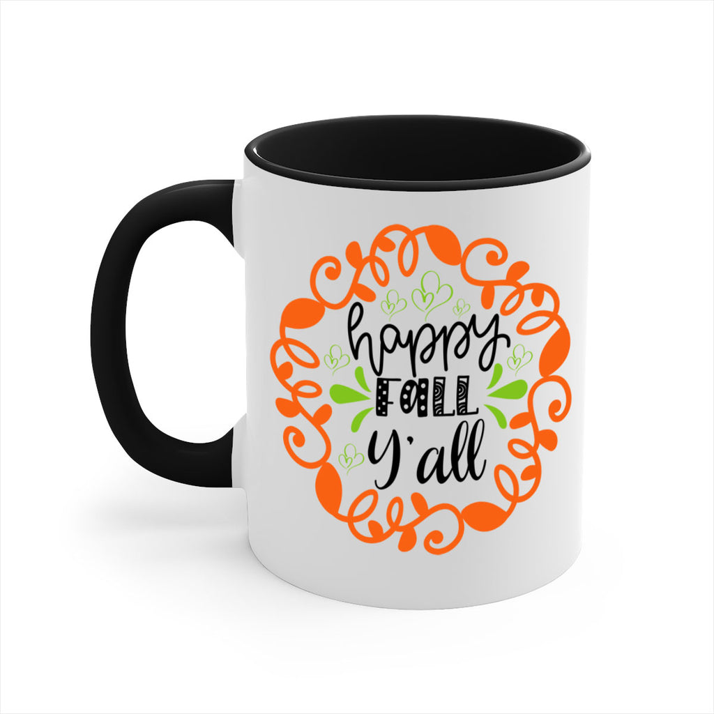 Happy Fall Y all 227#- fall-Mug / Coffee Cup