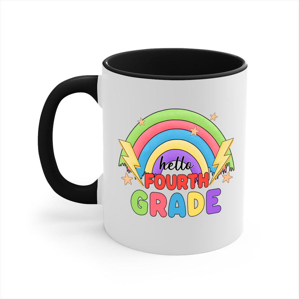 Hello 4th Grade Rainbow 13#- 4th grade-Mug / Coffee Cup