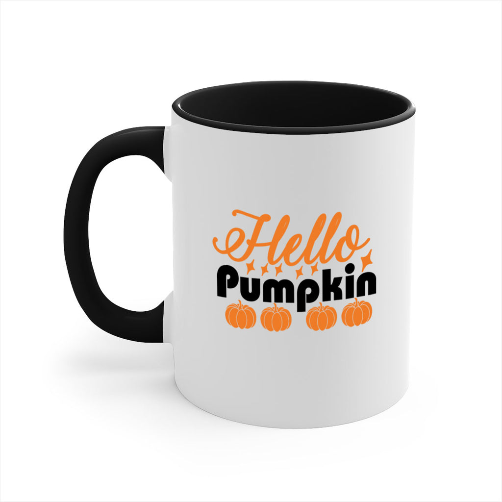 Hello Pumpkin 292#- fall-Mug / Coffee Cup