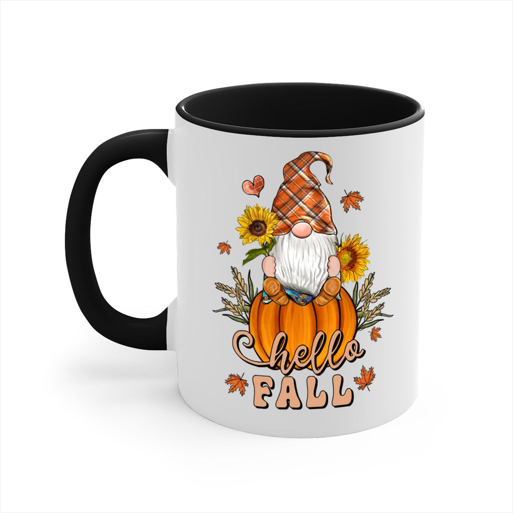 HelloFallAutumnGnome 298#- fall-Mug / Coffee Cup