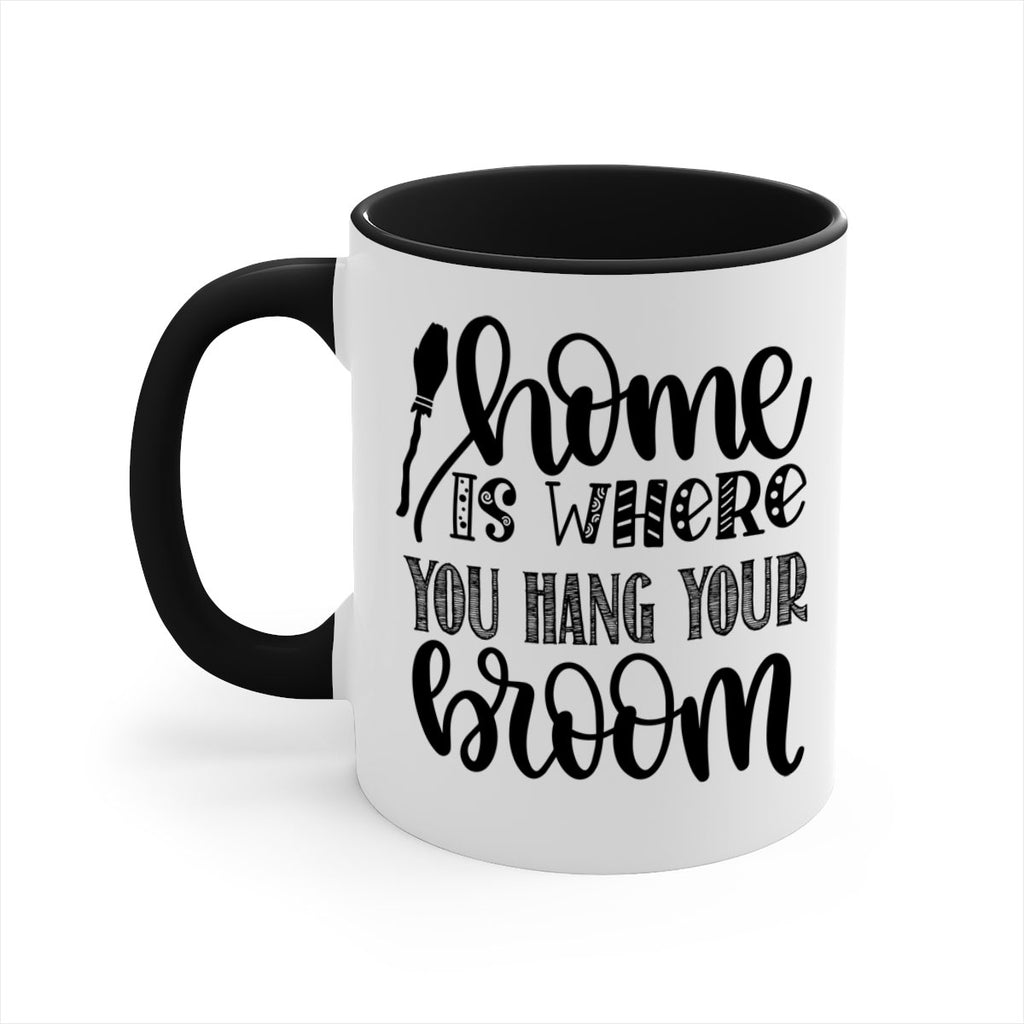Home Is Where You Hang Your Broom 315#- fall-Mug / Coffee Cup