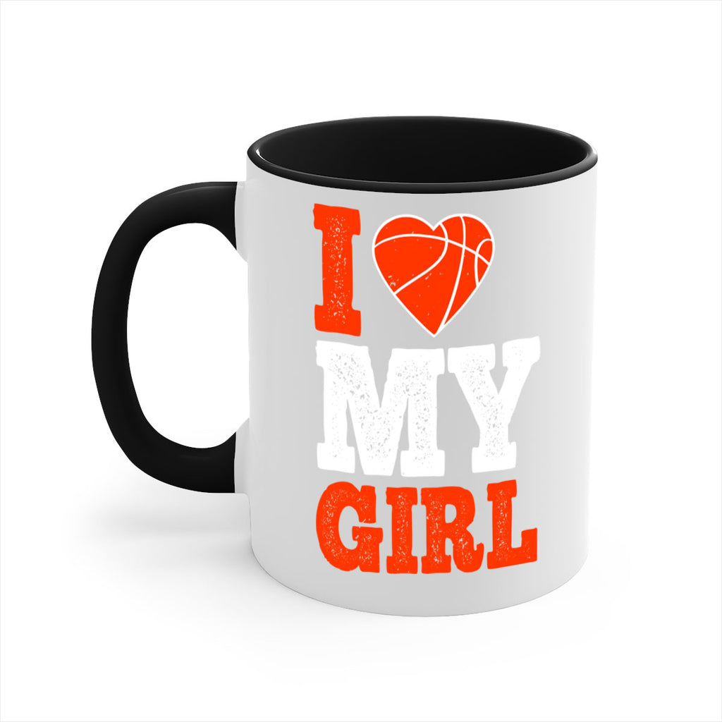 I love my girl 2244#- basketball-Mug / Coffee Cup