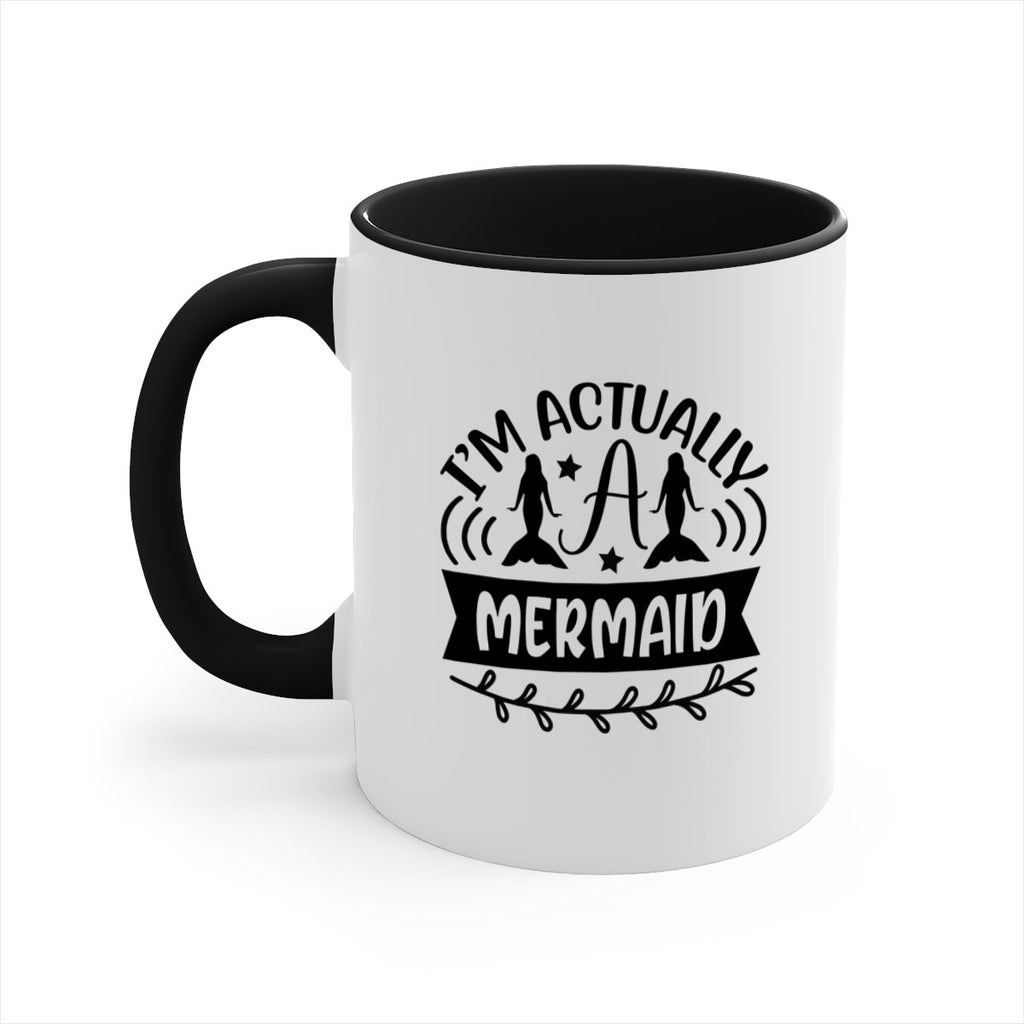 Im actually a mermaid 257#- mermaid-Mug / Coffee Cup