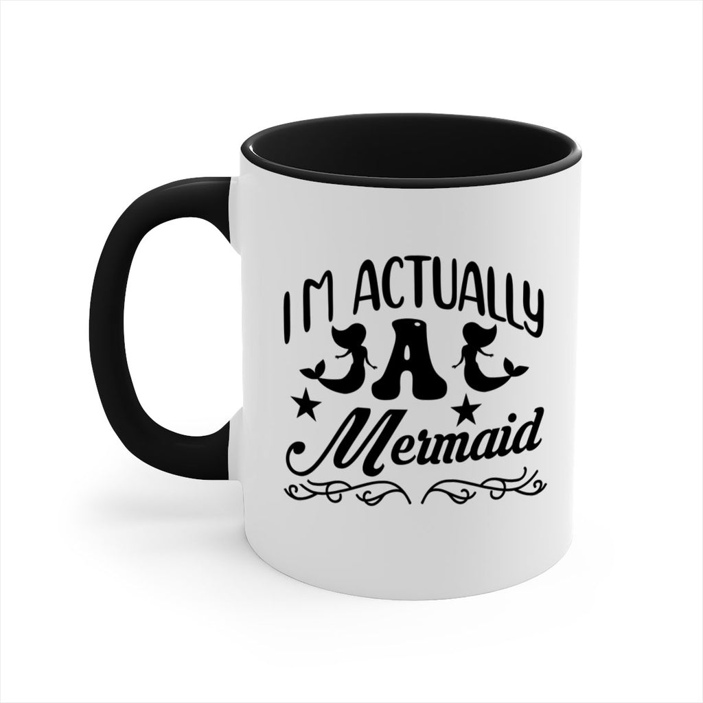 Im actually a mermaid 258#- mermaid-Mug / Coffee Cup