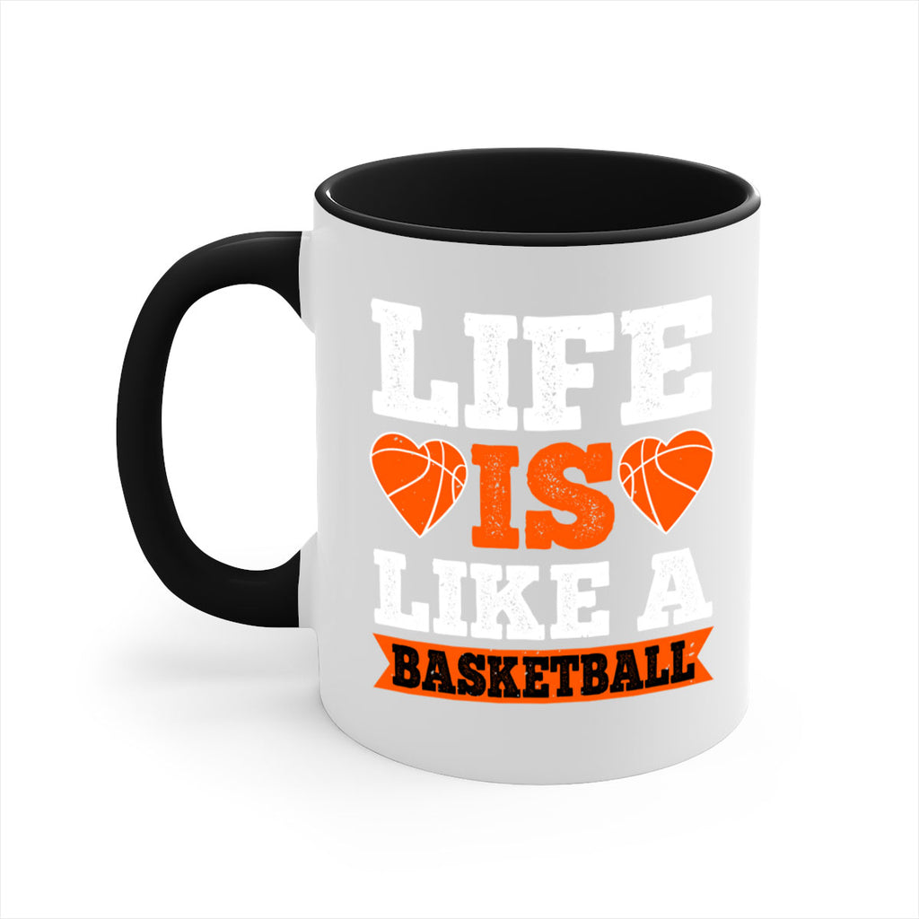 Life is like a basketball 2042#- basketball-Mug / Coffee Cup