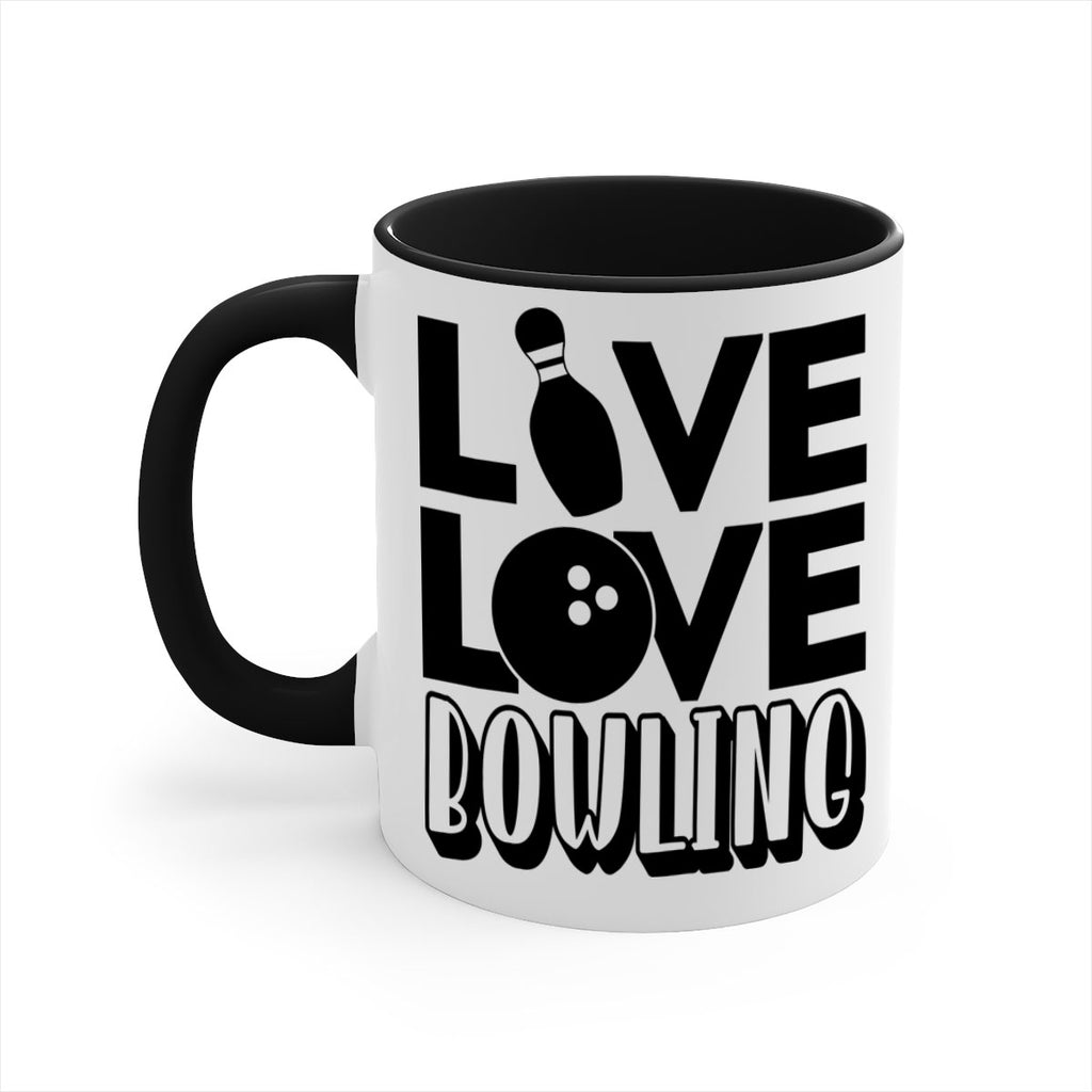 Live Love Bowling 833#- bowling-Mug / Coffee Cup