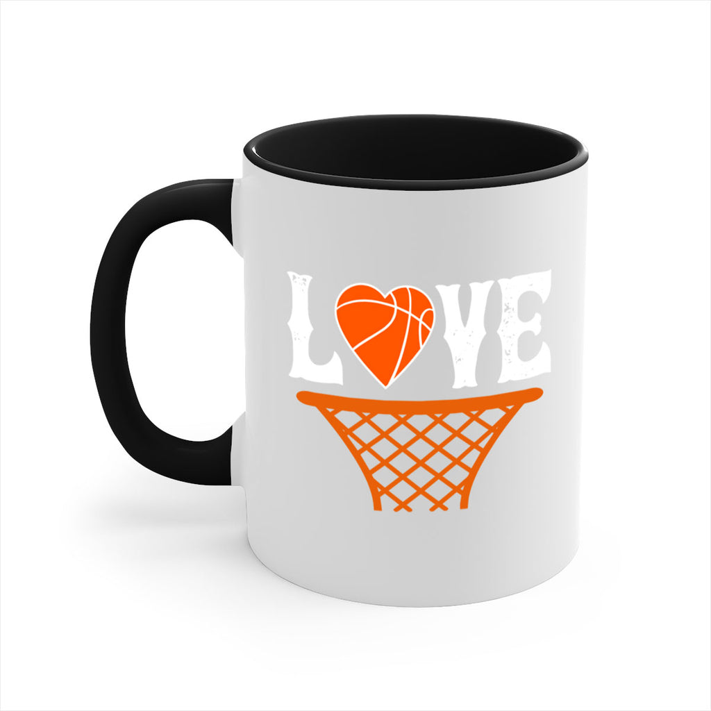 Love 704#- basketball-Mug / Coffee Cup