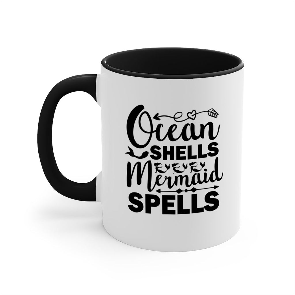 Ocean Shells Mermaid Spells 521#- mermaid-Mug / Coffee Cup