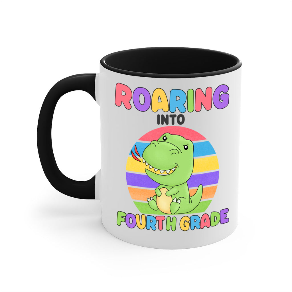 Roaring to 4th Grade Trex 24#- 4th grade-Mug / Coffee Cup