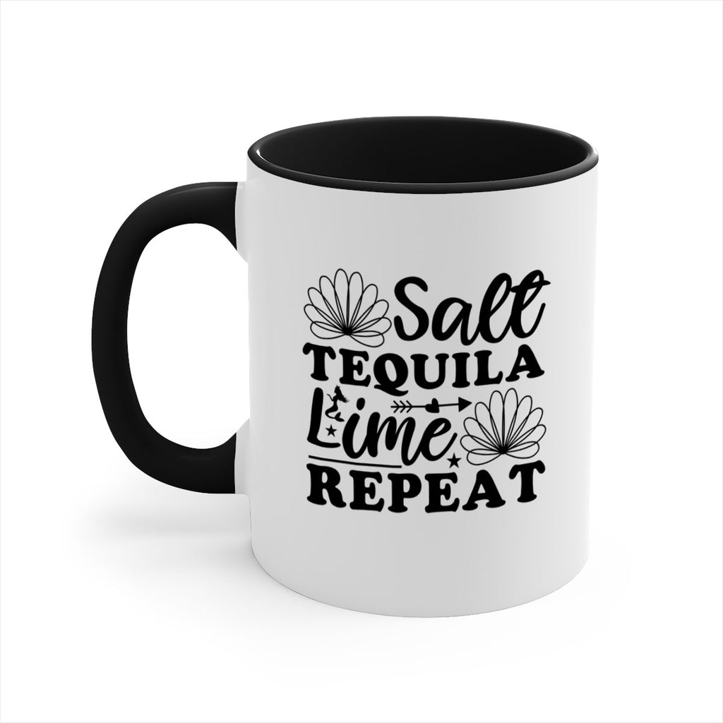 Salt Tequila Lime Repeat 557#- mermaid-Mug / Coffee Cup
