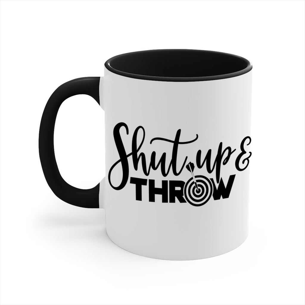 Shut up throw 541#- darts-Mug / Coffee Cup