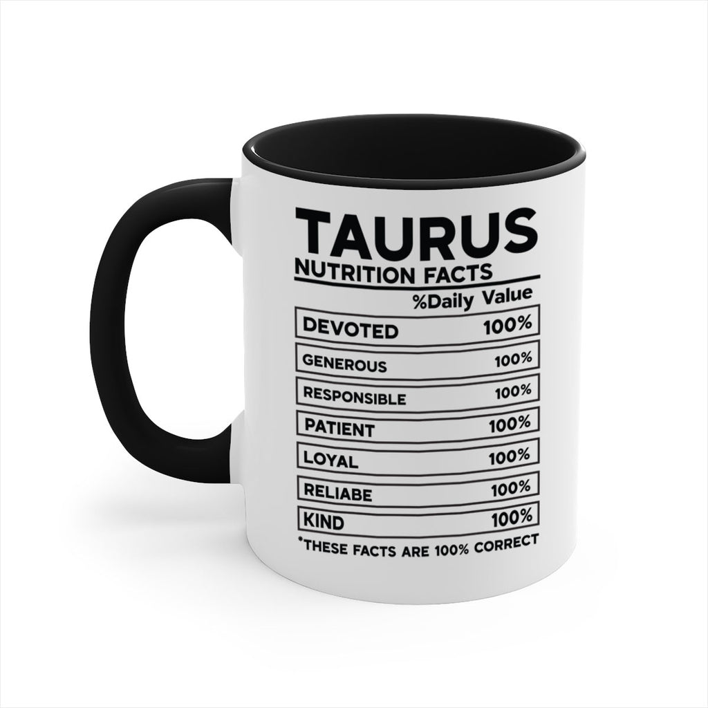 Taurus Nutrition Facts 490#- zodiac-Mug / Coffee Cup
