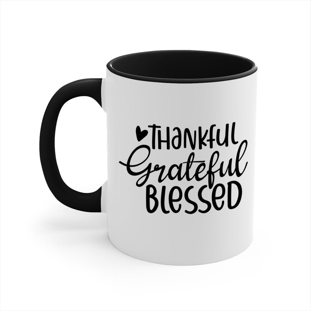 Thankful Grateful Blessed 605#- fall-Mug / Coffee Cup